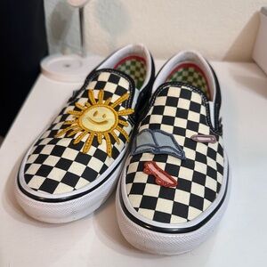 Vans x Skateistan Skate Slip-On Checkerboard Skate Shoes